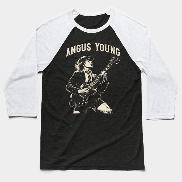 Angus Young Baseball T-Shirt by Yopi